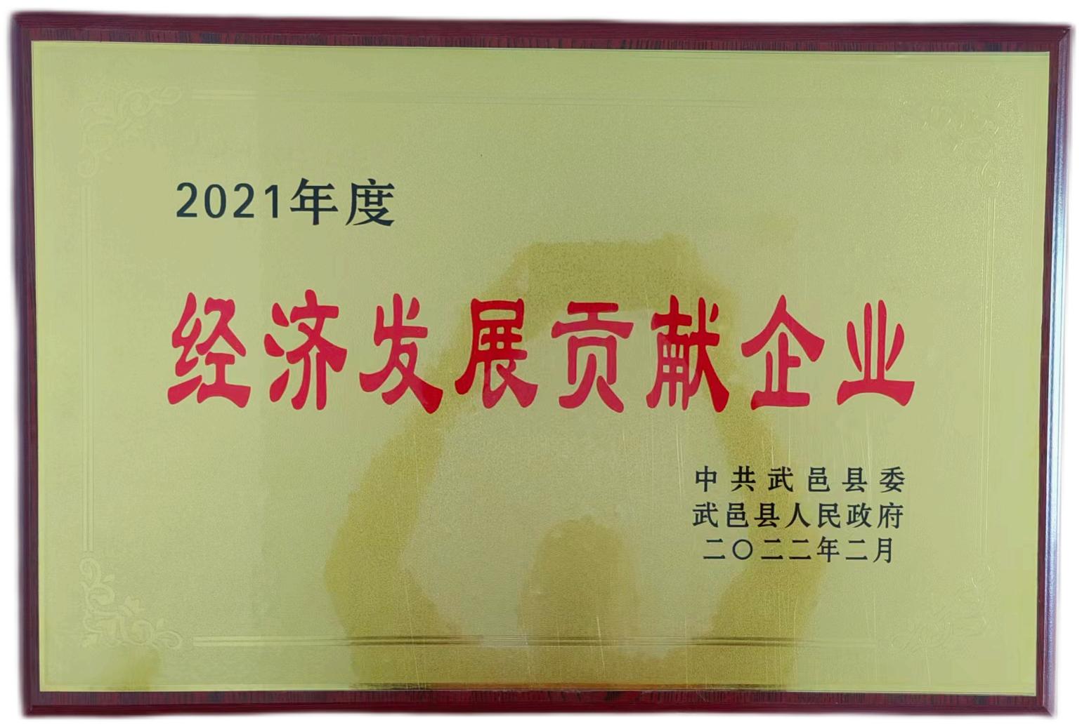 2021 經(jīng)濟(jì)發(fā)展貢獻(xiàn)企業(yè)